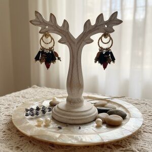 Chic Dangle Earrings with Beads